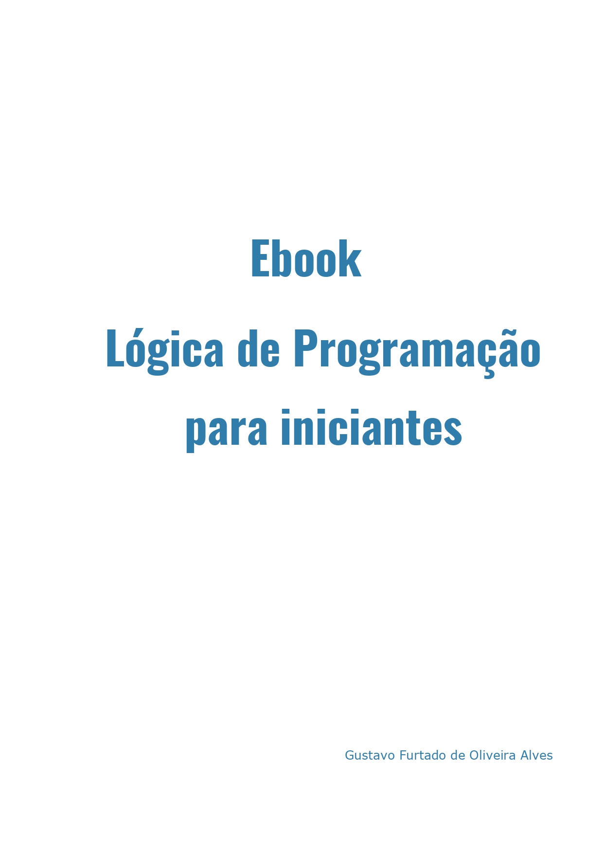 Lógica de Programação para Iniciantes - Ebooks